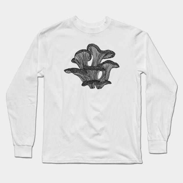 Oyster Long Sleeve T-Shirt by Ava Ray Doodles